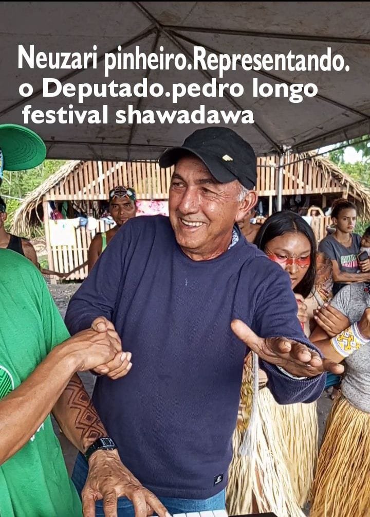 Ex-prefeito de Porto Walter representa deputado Pedro Longo no Festival Kãda Shawã Kaya