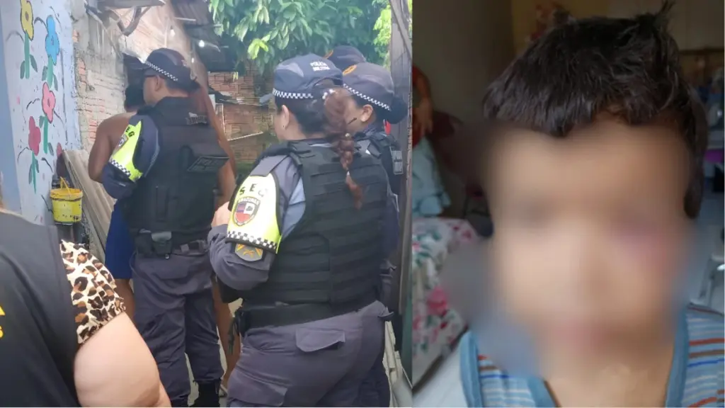 Menino tem visão afetada após ser agredido pelo padrasto