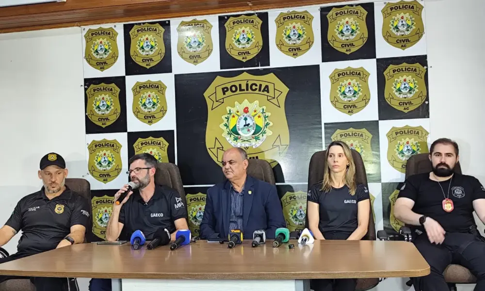Operação da Polícia Civil e do Gaeco atinge cúpula do CV, esquema de “taxa de segurança” e tráfico no Acre