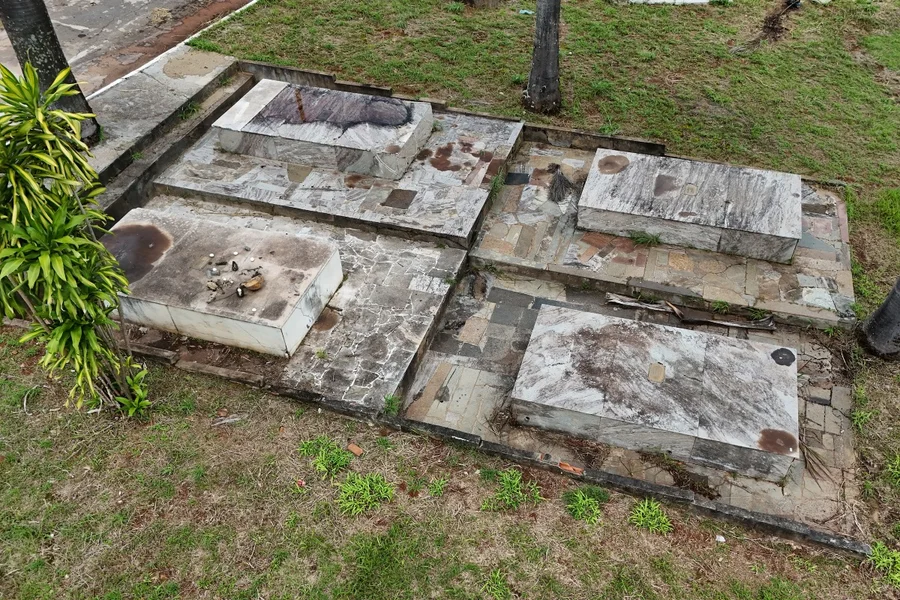 Veja as imagens dos túmulos de chumbo das vítimas do acidente com Césio-137