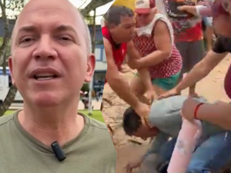 Protesto na estrada Xiburema termina em confusão com ex-vereador em Sena Madureira