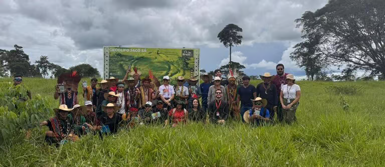 Iphan leva indígenas de 27 etnias a sítio arqueológico com geoglifos no Acre