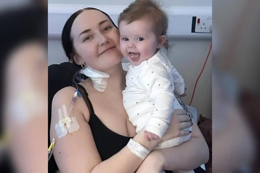 Jovem descobre câncer raro e incurável cinco meses após o parto