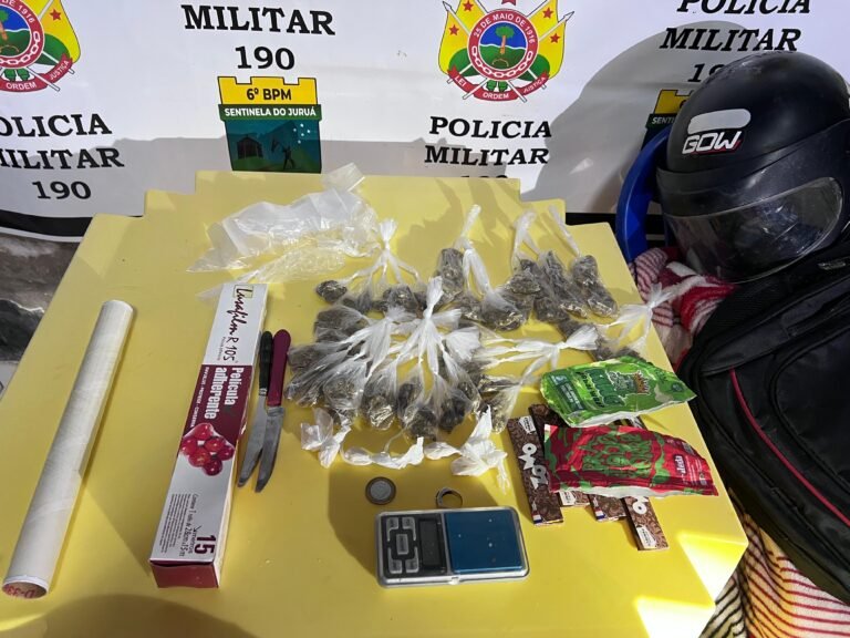 PM desarticula ponto de tráfico em Marechal Thaumaturgo; suspeitos fogem e ninguém é preso
