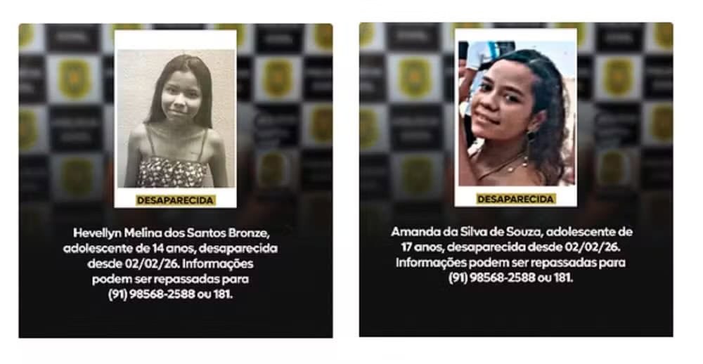 Pará procura 14 crianças e adolescentes desaparecidos; polícia pede ajuda da população