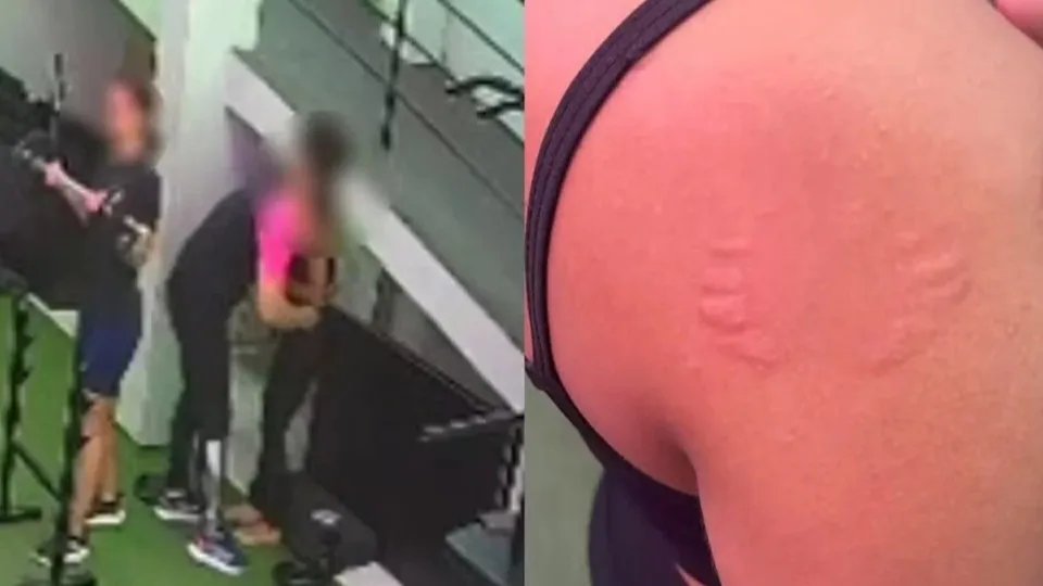 Mulher é assediada ao ser agarrada e mordida por instrutor em academia; veja vídeo