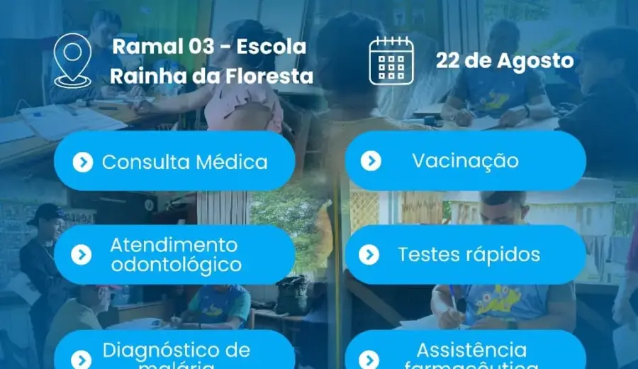 Prefeitura de Cruzeiro do Sul realizará atendimento de saúde aos moradores do Ramal 3