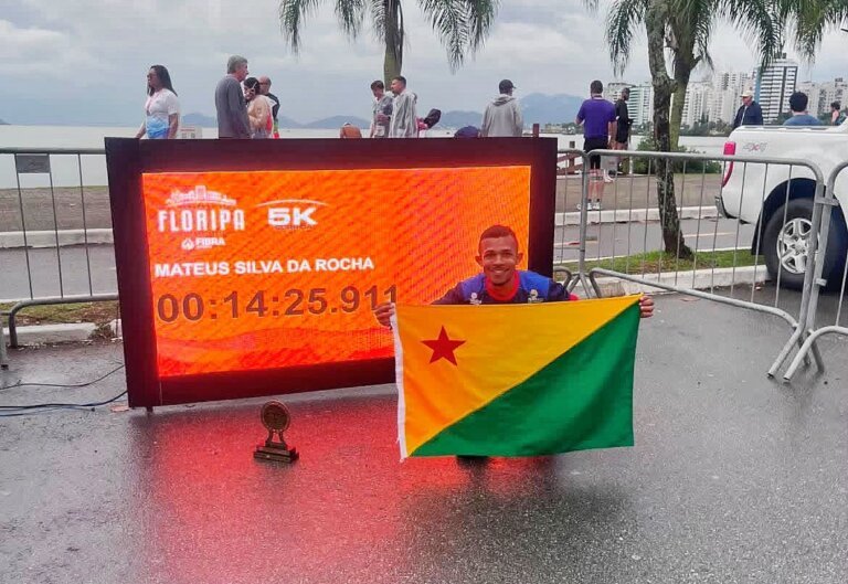 Atleta acreano conquista vice-campeonato em maratona internacional de Florianópolis