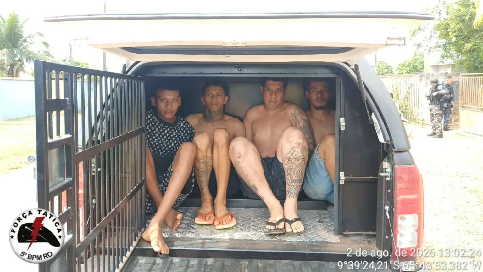 Quatro suspeitos são presos por tentativa de homicídio contra mulher atacada com golpes de terçado