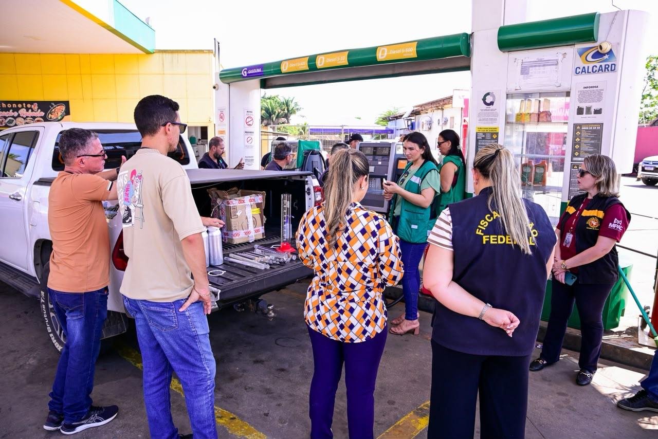 Operação conjunta fiscaliza qualidade e preços dos combustíveis na capital
