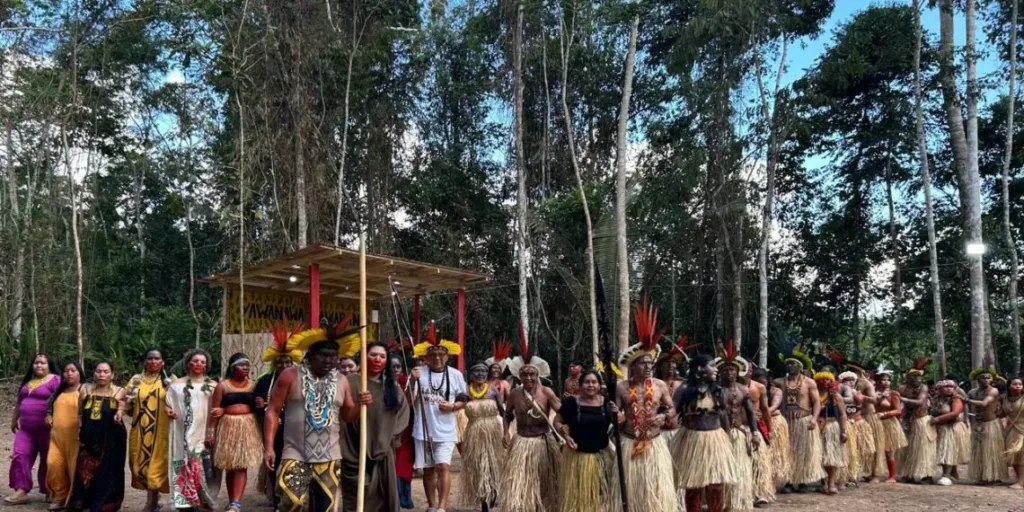 Festival Mariri Yawanawa 2026 começa na Aldeia Yawarani com encontro de aldeias do Rio Gregório