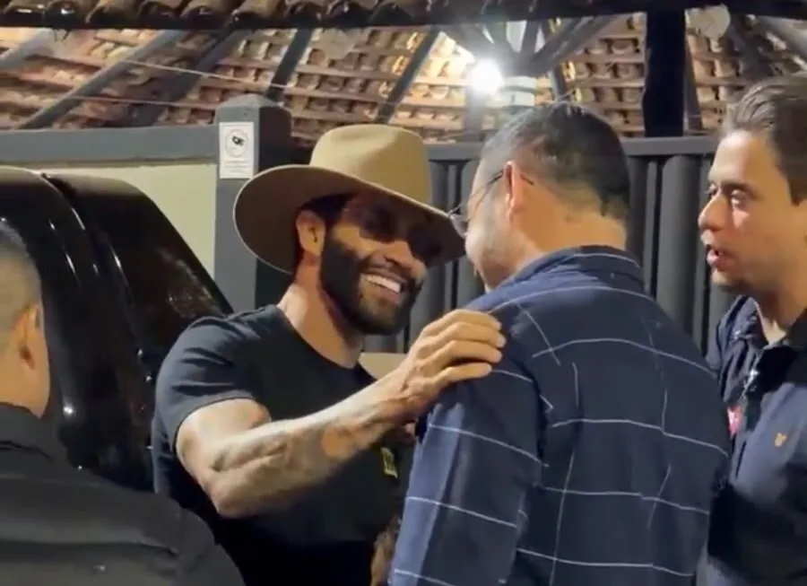 Empresário acreano Marcos Diniz é recebido pelo amigo pessoal, Gusttavo Lima, em Barretos