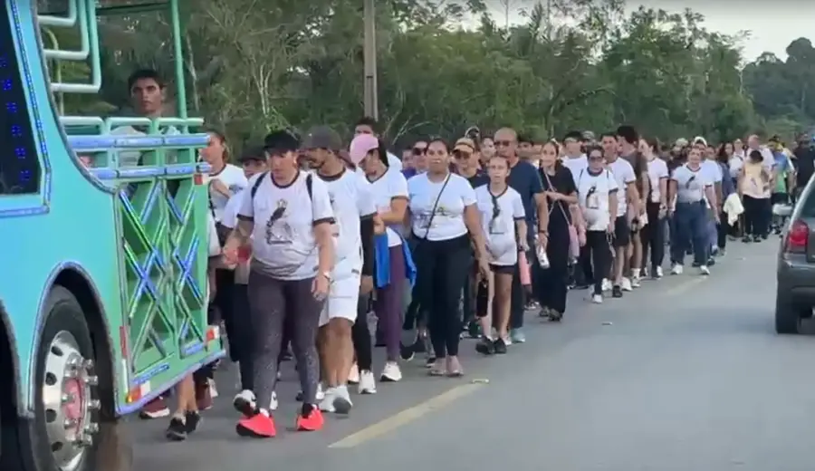 Romaria reúne fiéis de Rodrigues Alves em caminhada até Cruzeiro do Sul neste sábado