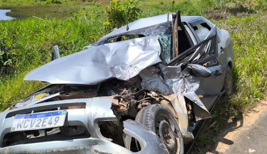 Acidente com vítima fatal é registrado na entrada do Ramal 3, em Cruzeiro do Sul