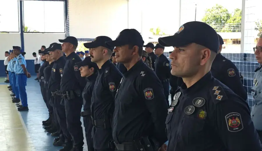6º Batalhão recebe novos oficiais para reforçar policiamento no Vale do Juruá