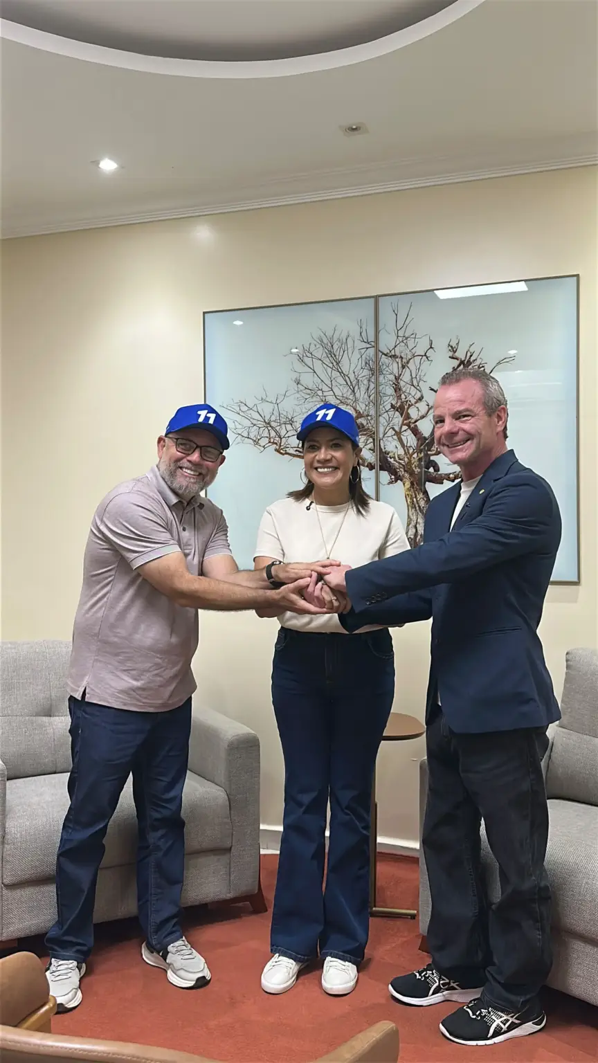 Pedro Longo e Alysson pedem votos para Mailza no 2º turno