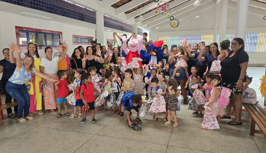 “O sorriso de cada criança compensa tudo”: empresário Chard Brilhante realiza ação social em creche