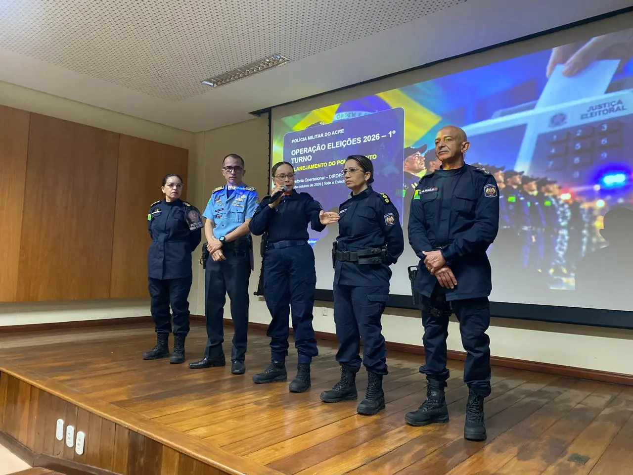 Policiamento eleitoral começa às 4h no Acre e equipes já estão a caminho do interior