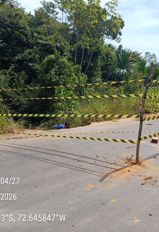 Erosão ameaça trecho da Estrada do Gama e acende alerta em Guajará