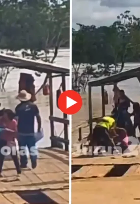 Passageiros se envolvem em confusão em balsa no Rio Juruá