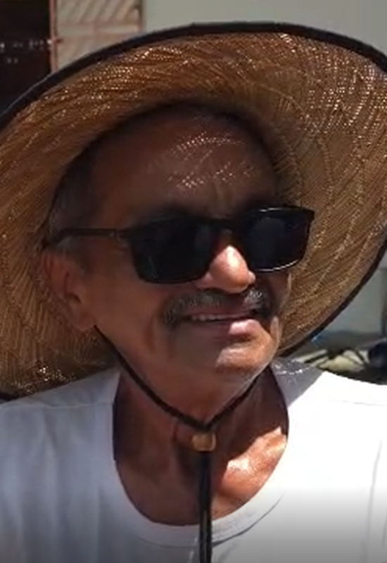 Aos 78 anos, o senhor Ferreira mantém viva a tradição da Semana Santa com peixe, mucunzá e arroz doce em Cruzeiro do Sul