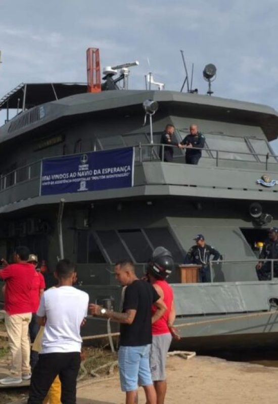 Navio de Assistência Hospitalar Doutor Montenegro chega a Cruzeiro do Sul e inicia atendimentos na segunda-feira