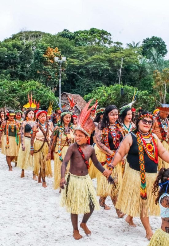 PUYANAWAS REALIZAM FESTA NO DIA DOS POVOS INDÍGENAS EM MÂNCIO LIMA