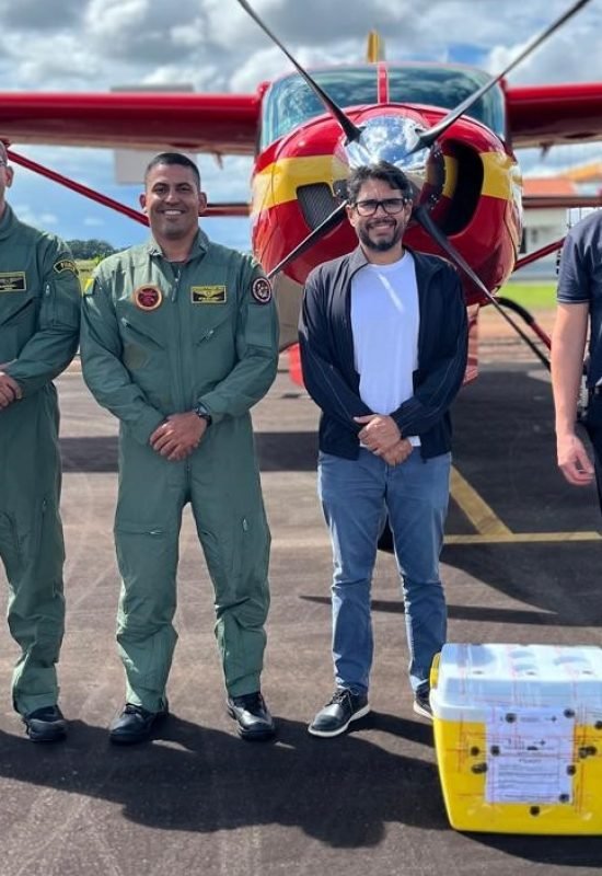 Aeronave do Corpo de Bombeiros realiza primeiro voo para transporte de órgão