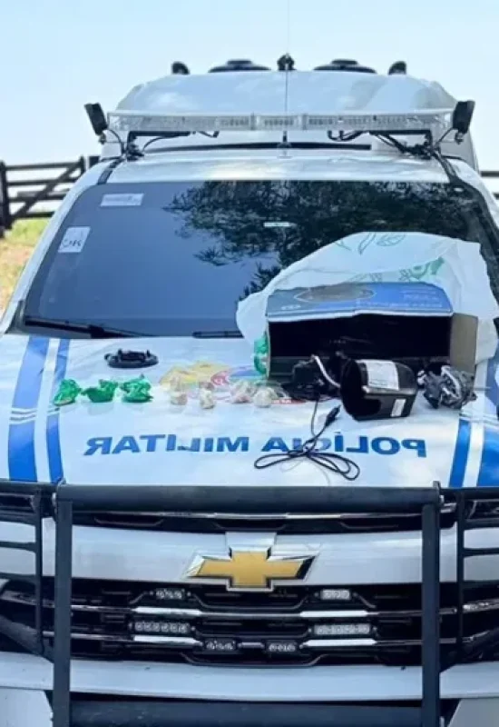 Polícia apreende quase 400 gramas de cocaína escondidas dentro de ventilador na BR-364