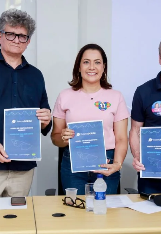 Sistema OCB/AC recebe Mailza Assis em encontro com lideranças cooperativistas