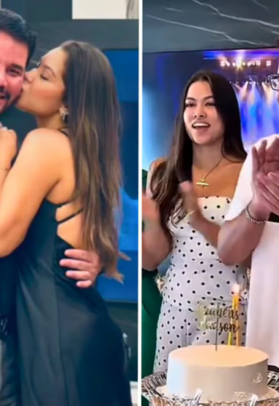 No dia do aniversário, Gladson aparece ao lado de “morena misteriosa” apontada como nova namorada