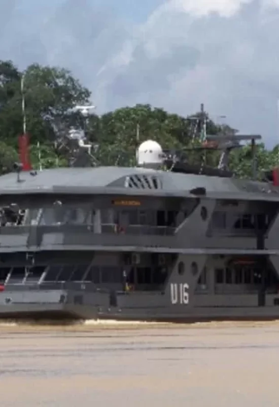Vazante do Rio Juruá muda cronograma do Navio Hospital e ida a Marechal Thaumaturgo pode ocorrer por aeronave