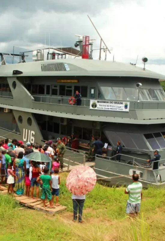 Equipe do Navio Hospitalar atenderá em Rodrigues Alves nesta quarta-feira